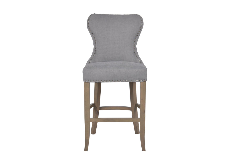 Guia Grey Button Back Counter  Stool Default Title
