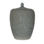 Ceramic Khaki Dimple Jar