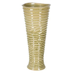 Ceramic Sage Ripple Vase