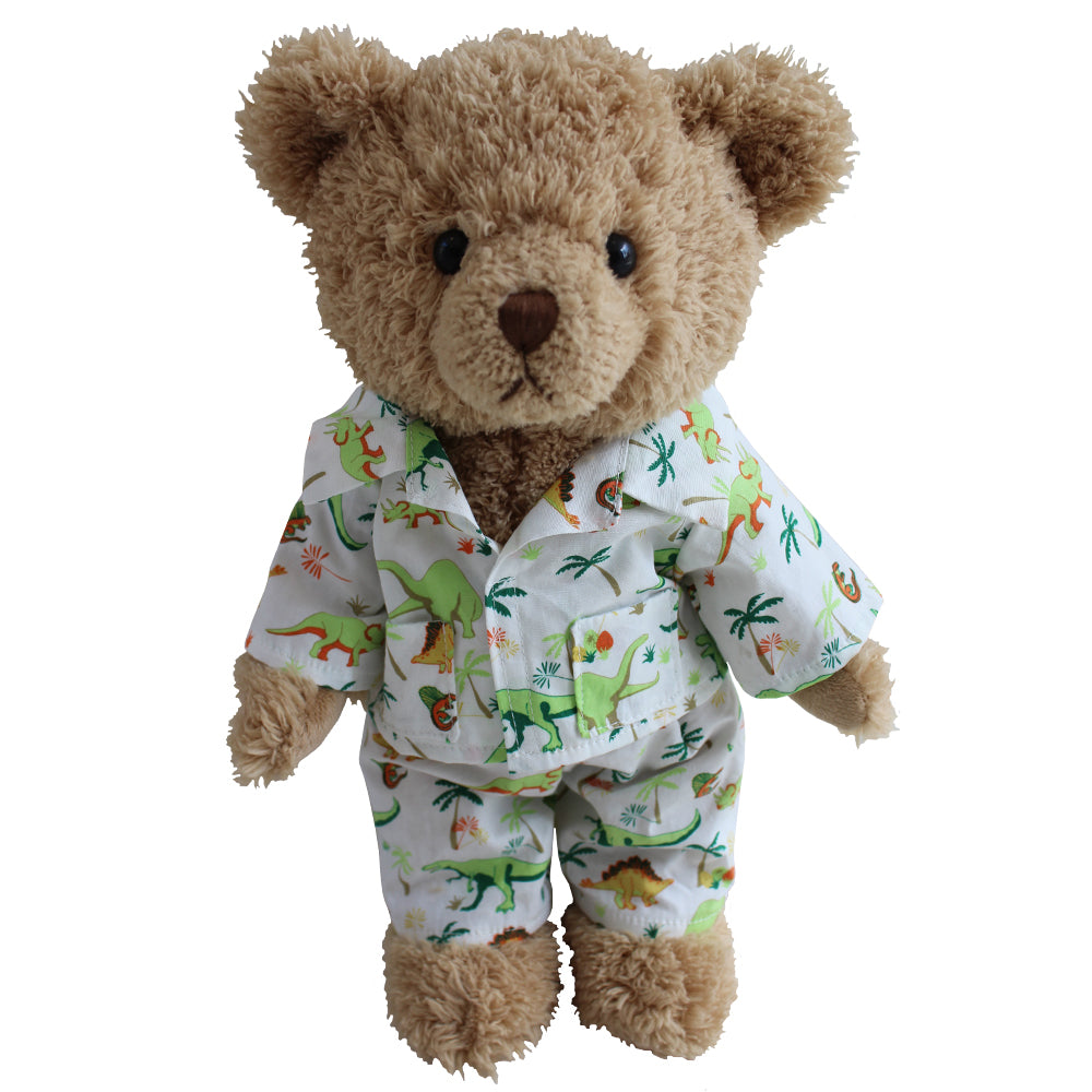 Teddy Bear With Dinosaur Pyjamas