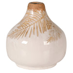 Small Palm Print Vase - Cream