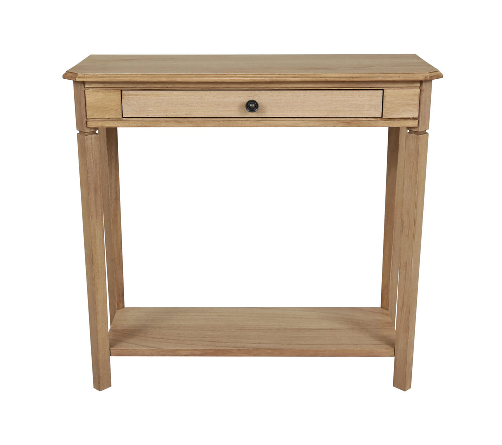 Alice 1 Drawer Console Table with Shelf – Ash
