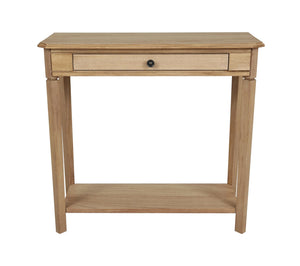 Alice 1 Drawer Console Table with Shelf – Ash