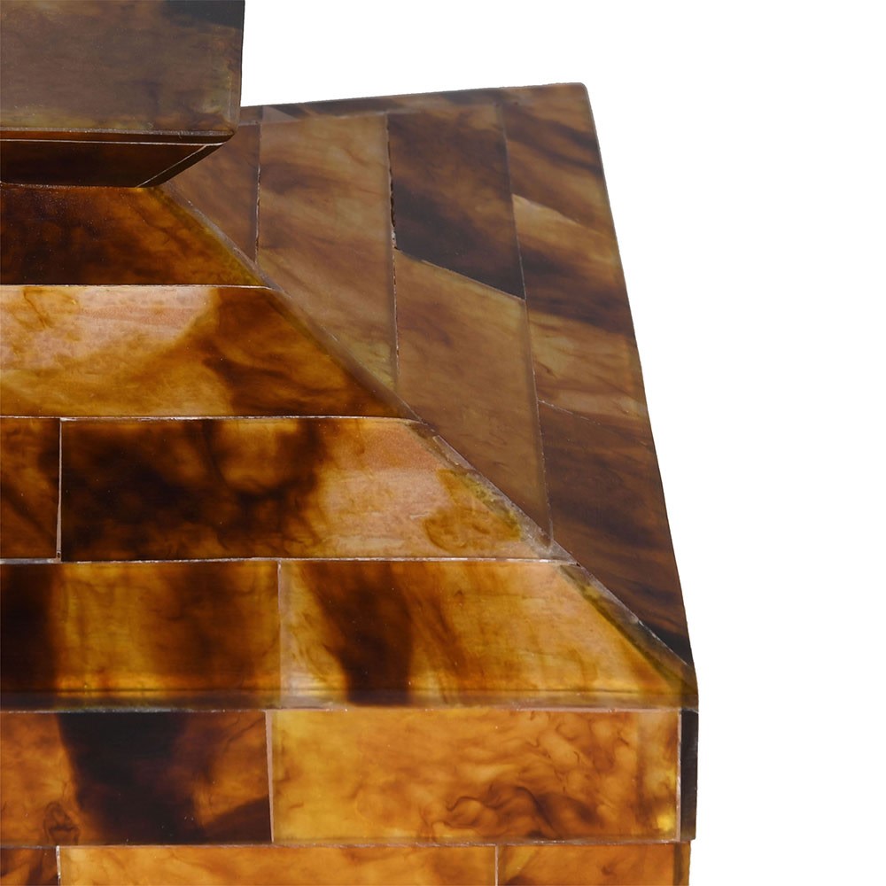 Brown Pyramid Box