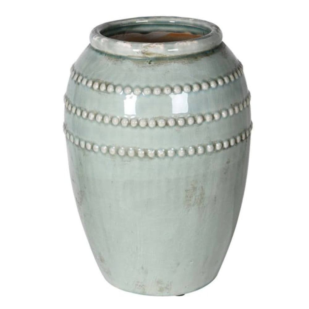 Celadon Bobble Rings Vase