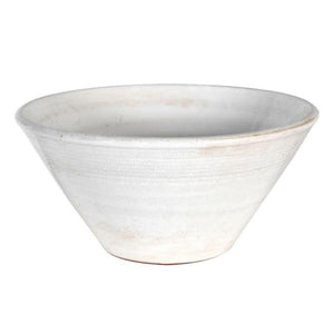 Cream Distressed Ceramic Bowl