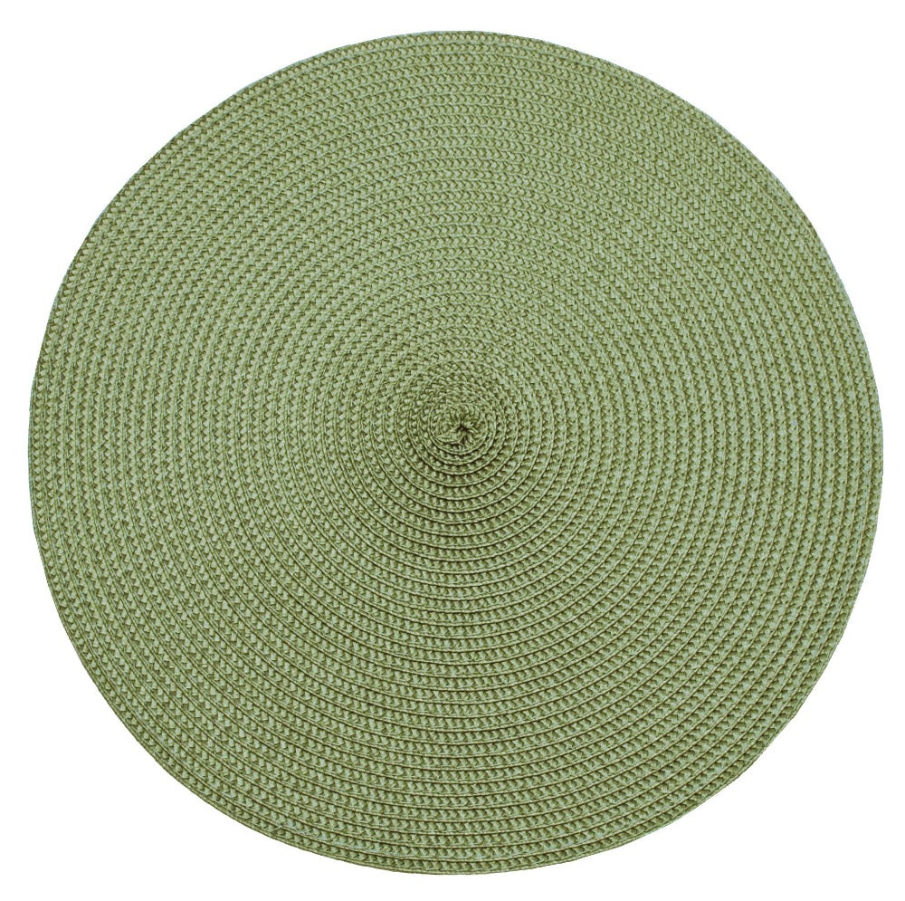 Circular Ribbed Placemat Assorted Colours