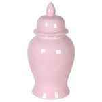 Small Dusky Pink Ginger Jar with Lid