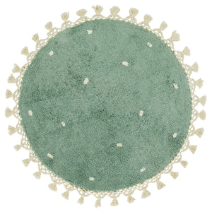 Dotty circular rug Blush, OPAL, Sage