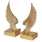 Pair of Gold Wings Bookends
