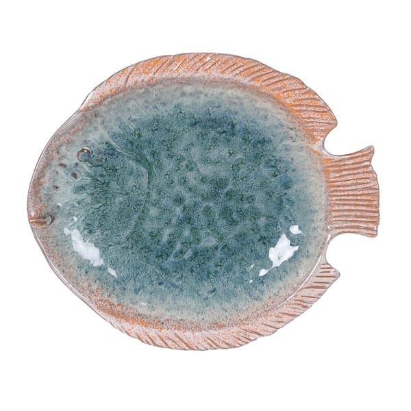 Blue Ombre Turbot Plate