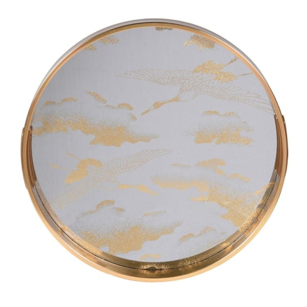 Golden Clouds Tray