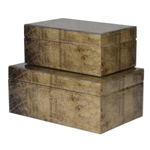 Set of 2 Map Storage Boxes