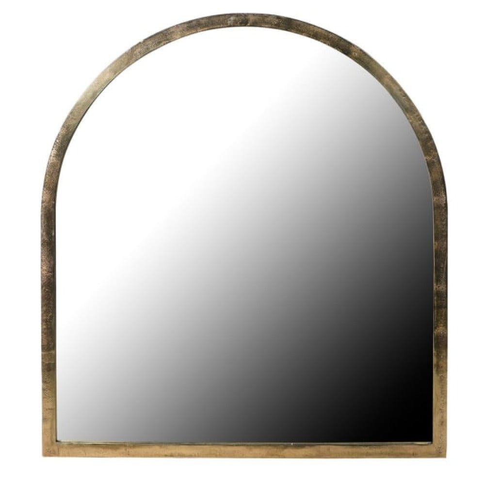 Antique Brass Arch Wall Mirror