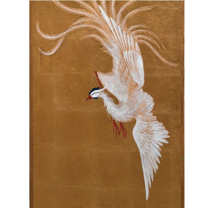 White Bird On Gold Picture