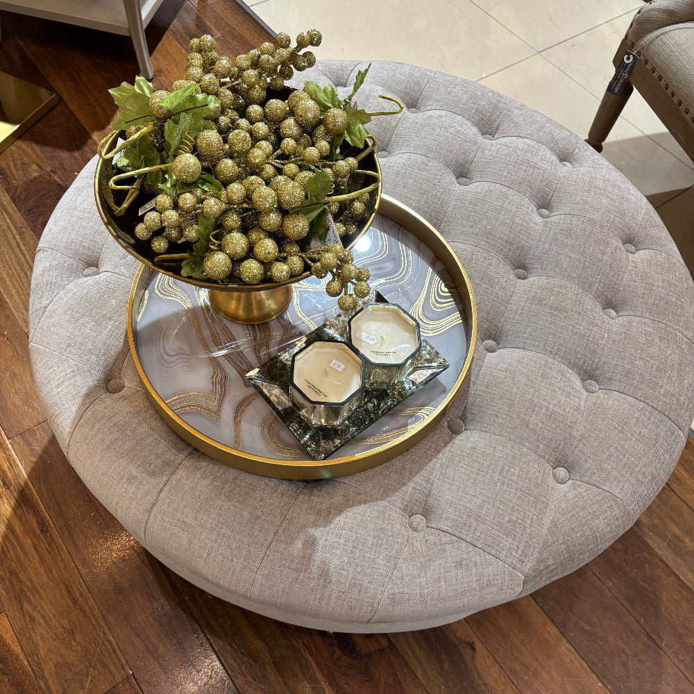 Alison Linen Chenille Centerpiece