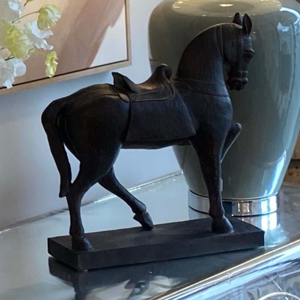 Decorative Black Horse