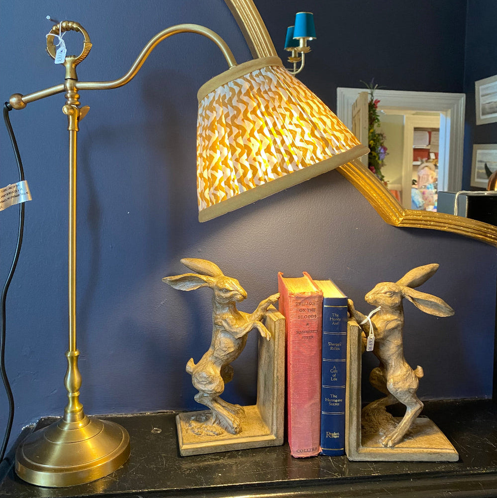 Pair Of Boxing Hare Bookends