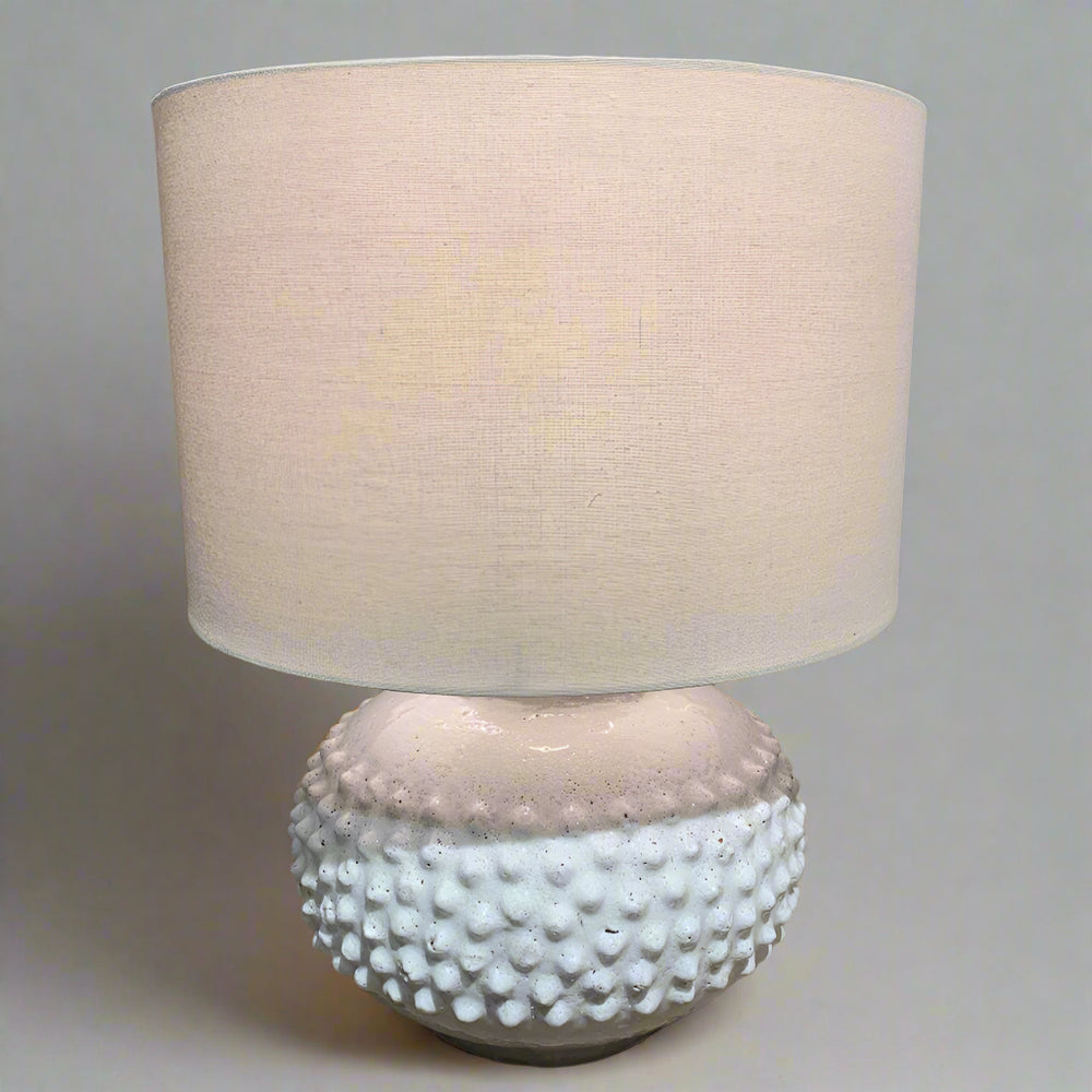 Bilboa Lamp with Linen Shade  as