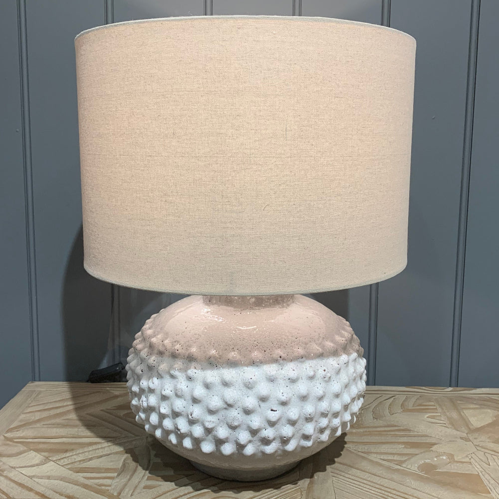 Bilboa Lamp with Linen Shade  as