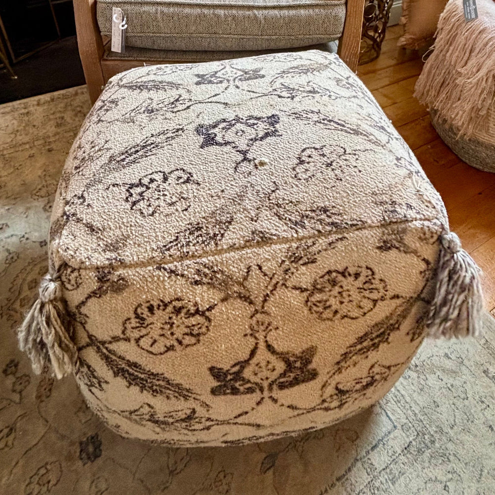 Yavanna Tassel Pouffe