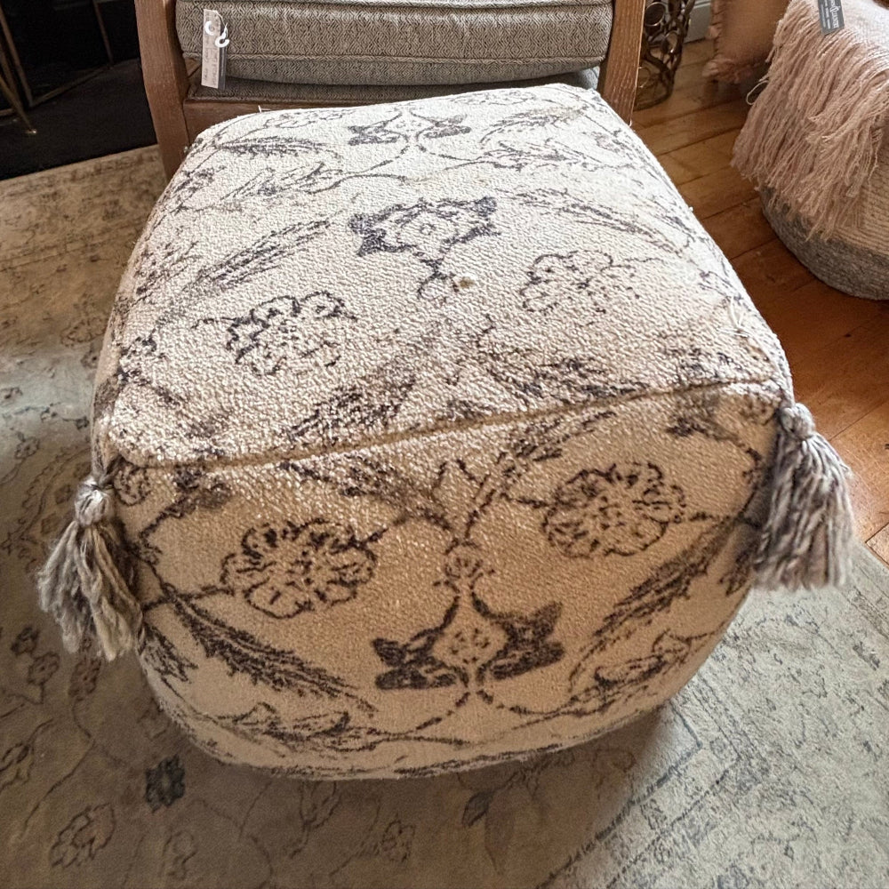 Yavanna Tassel Pouffe