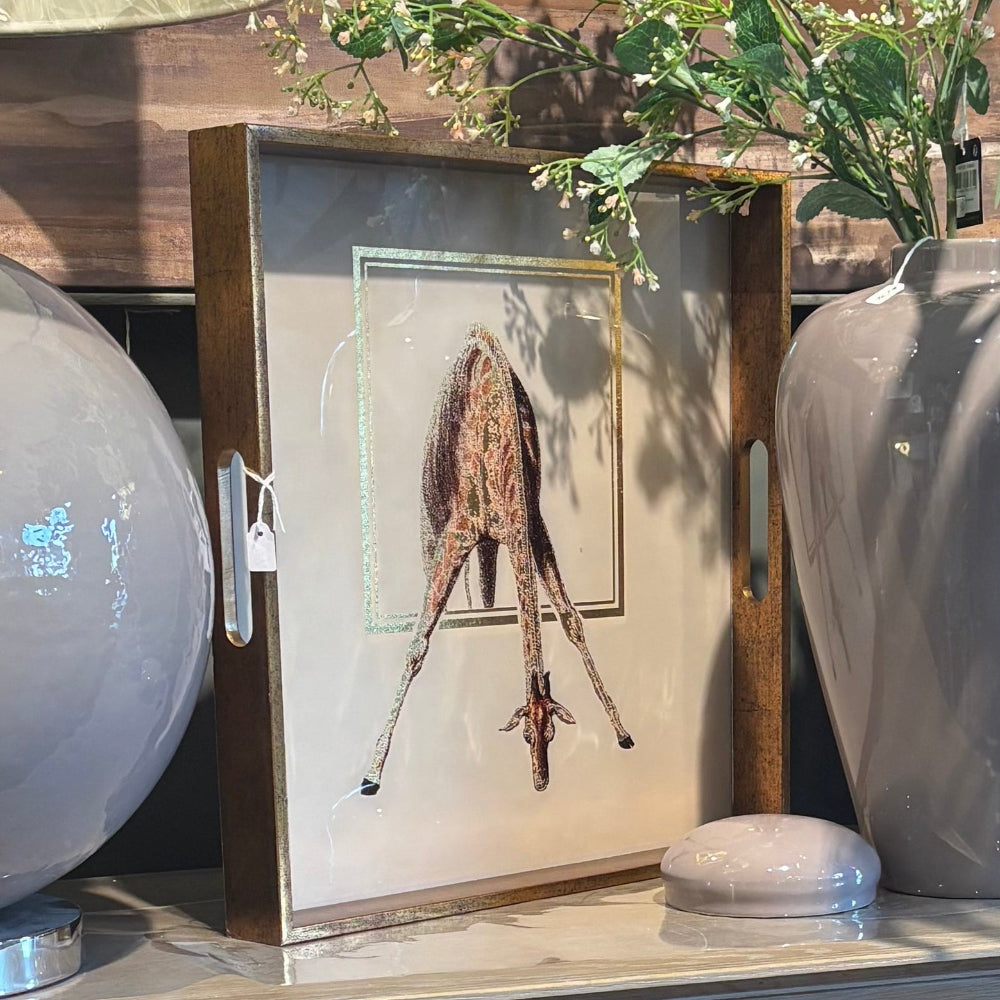 Square Giraffe Tray