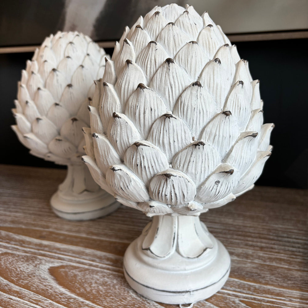 White Rustic Artichoke