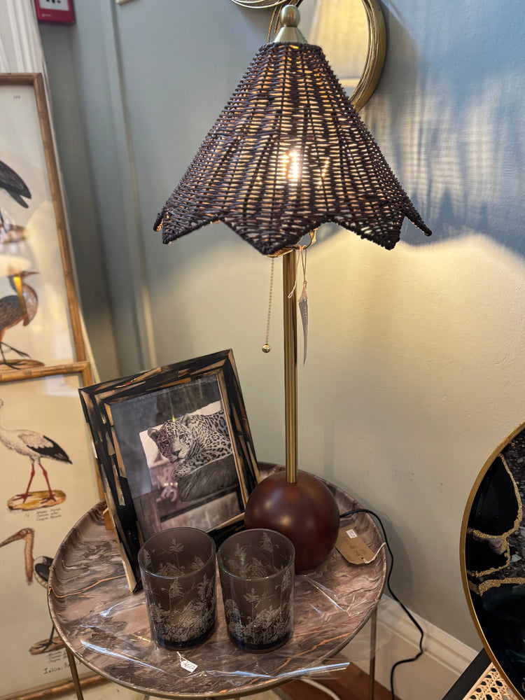 Americano Rattan Table Lamp with Shade