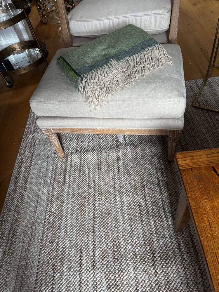 Rathlin Rug Beige/Beige with Border