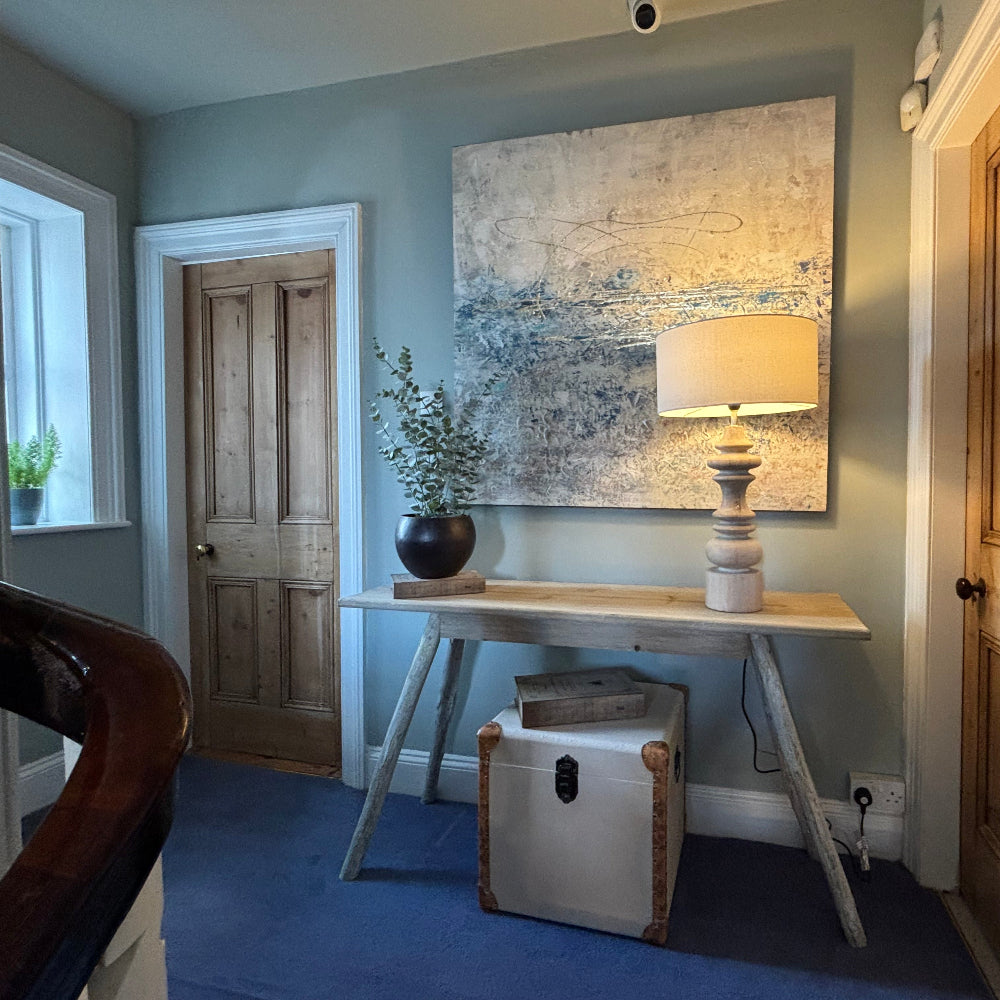 Rustic Oak & Fir Wooden Console