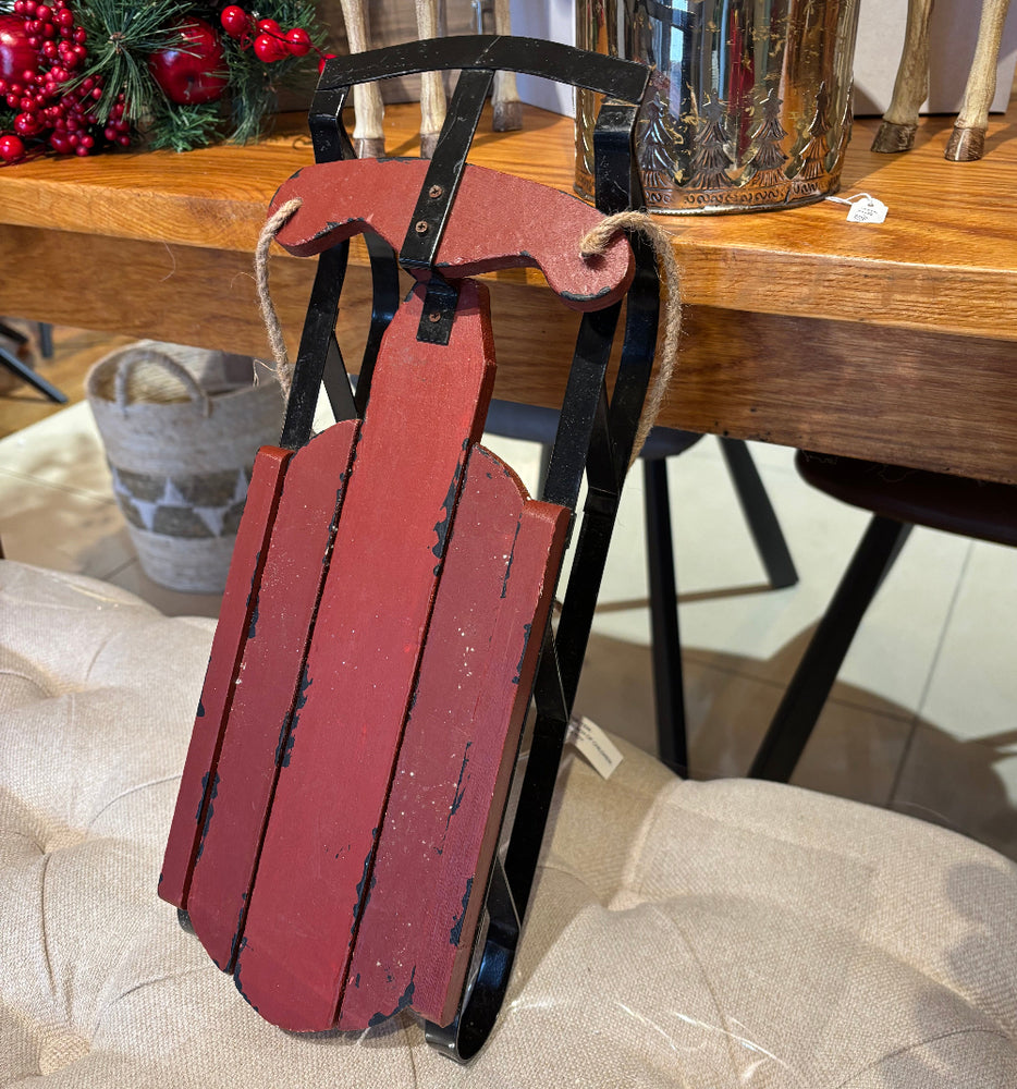 Rustic Red Sledge