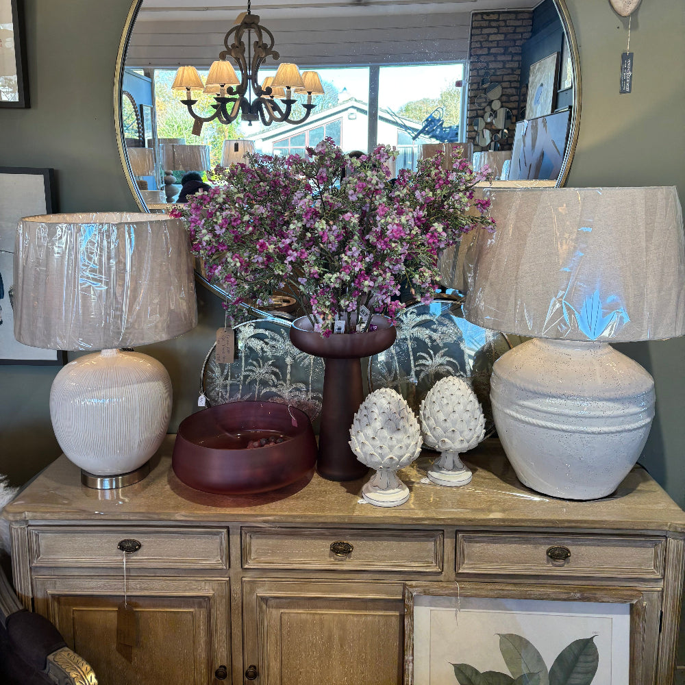 Aria Table Lamp with Linen Shade