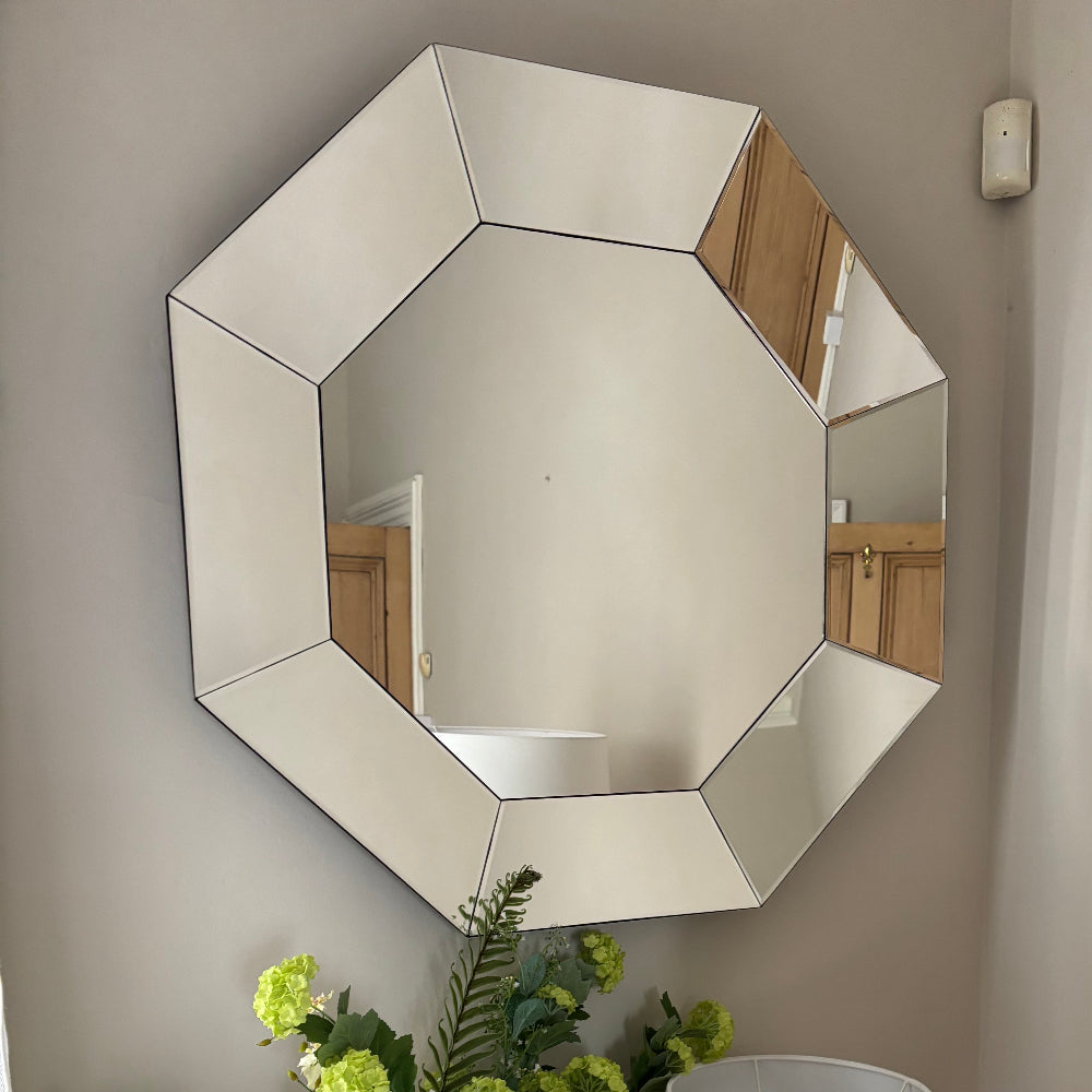 Octagonal Wall Mirror Mitred