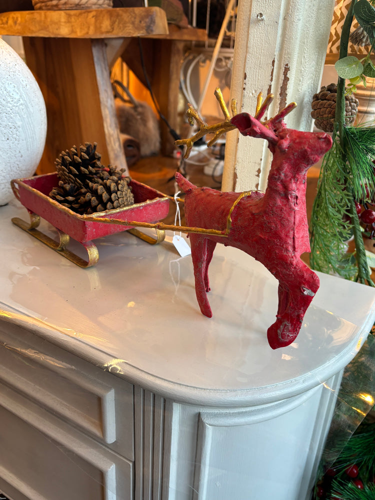 Rouge Reindeer and Sleigh
