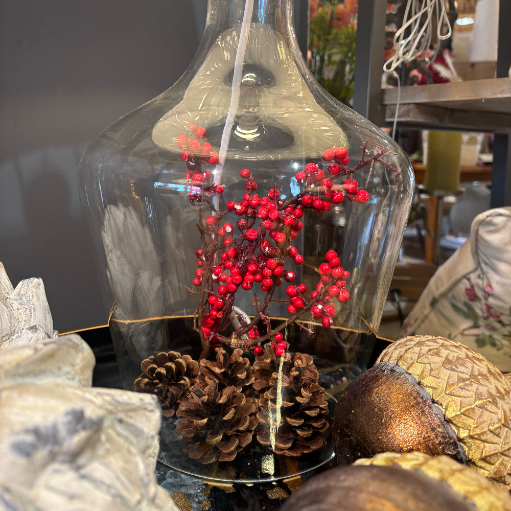 Glass Bottle Shaped Table Lamp