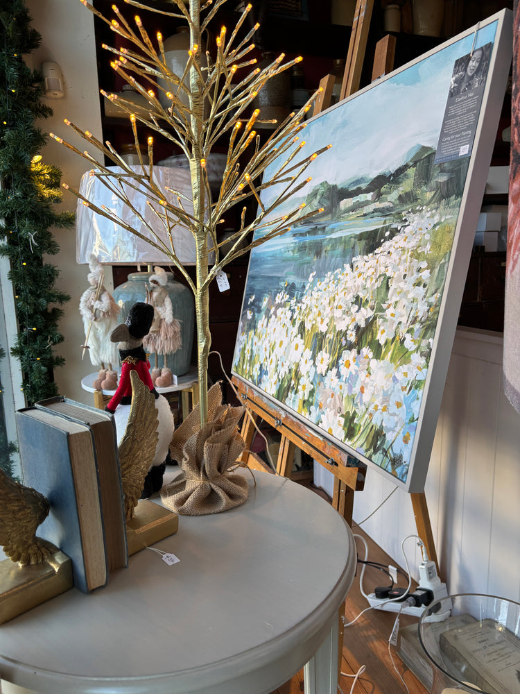 Wild Daisy Bay Framed Canvas