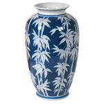 Blue and White Palm Vase