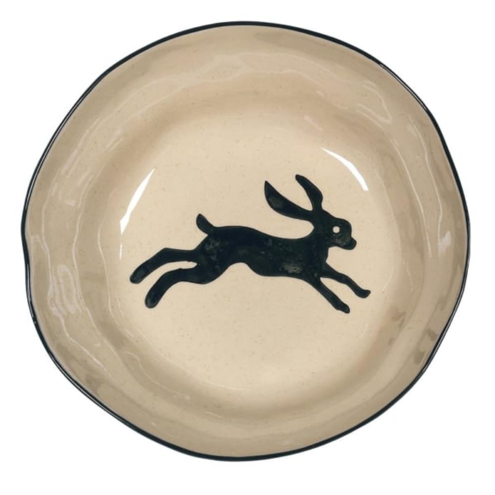 Stoneware Hare Bowl