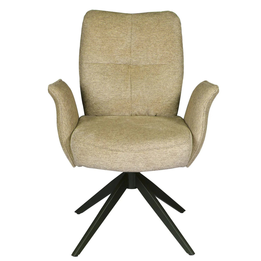 Lars Olive Swivel Dining Chair