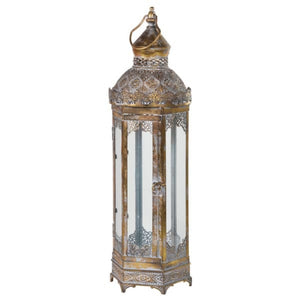 
            
                Load image into Gallery viewer, Moroccan Tall Antique Style Lantern
            
        
