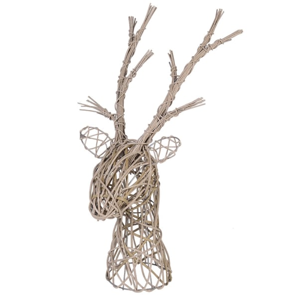 Rattan Deer Head