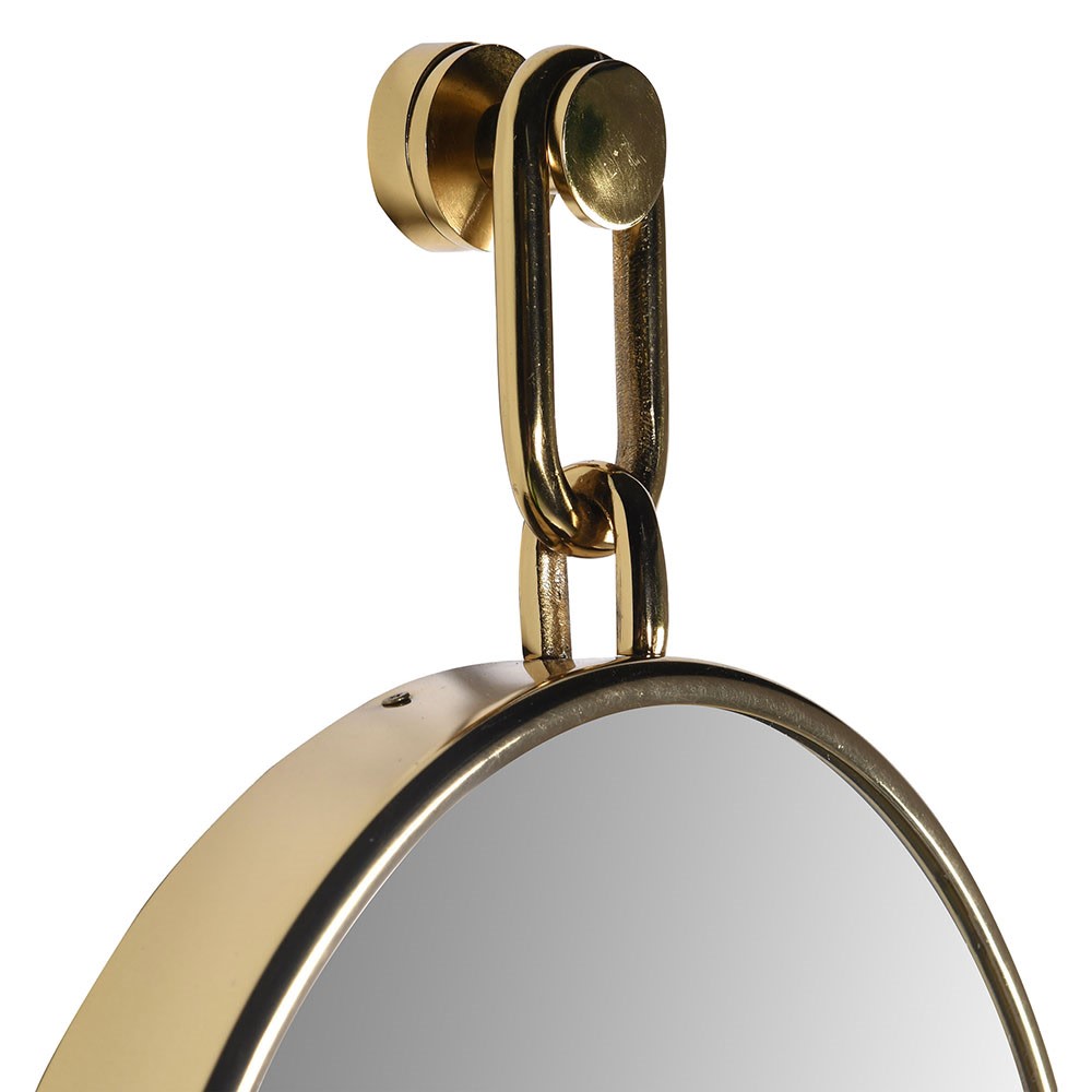 Gold Link Wall Mirror