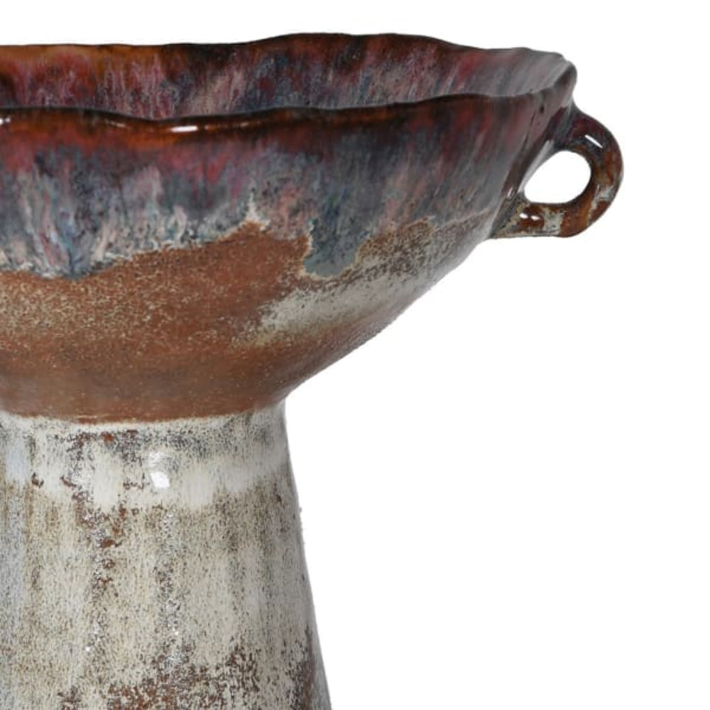 Brown Ombre Pedestal Bowl