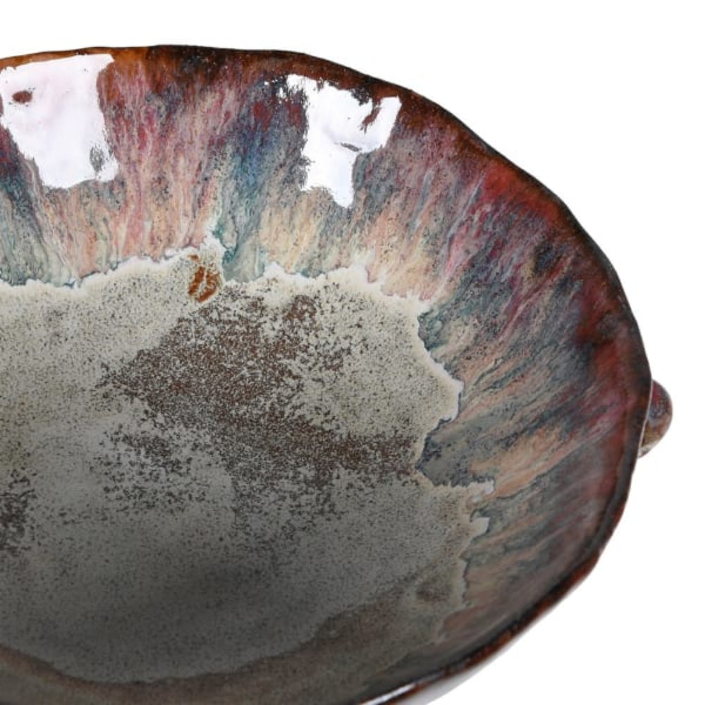 Brown Ombre Pedestal Bowl