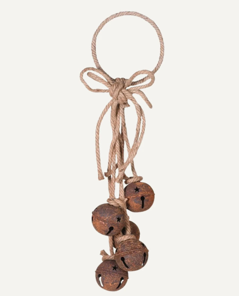 Rustic Hanging Bells with Star Pattern