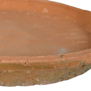 Large Antiqued Terracotta Plate