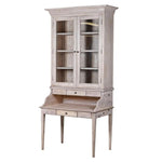 George Bureau Bookcase Lime Washed