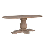 200cm Sofia Oval Dining Table – All Rustic Brown
