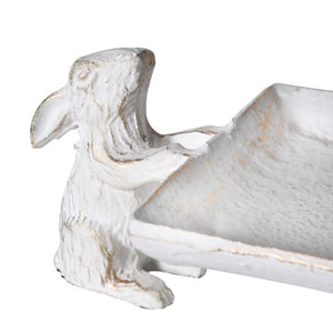 White Rabbits Holding Tray